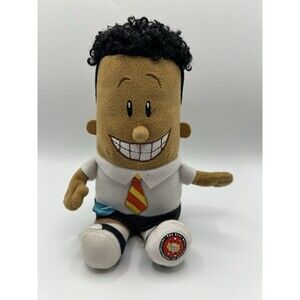 CAPTAIN UNDERPANTS GEORGE BEARD 7 INCH TALKING PLUSH STUFFED DOLL - RARE 2017